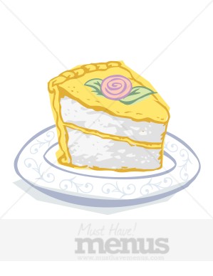 Vanilla Cake Clipart   Dessert Images