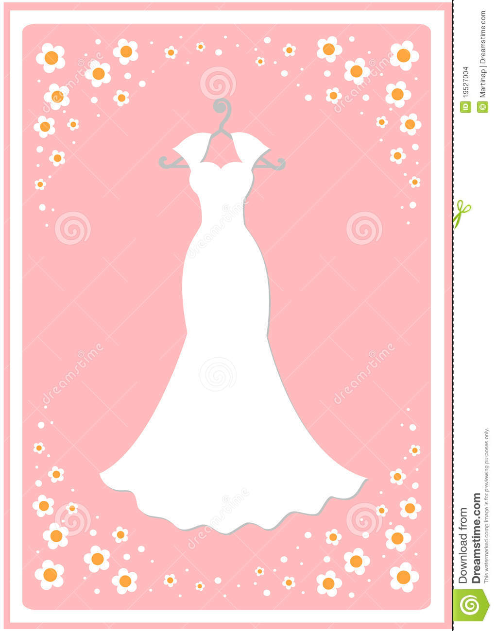 Wedding Dress Hanger Clip Art