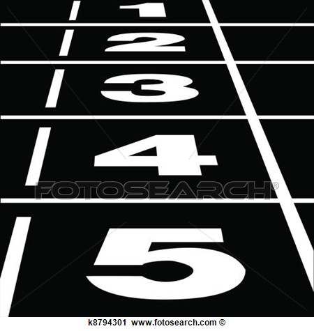 Clipart   Running Track Black  Fotosearch   Search Clip Art    