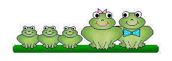 Frog Family Clip Art