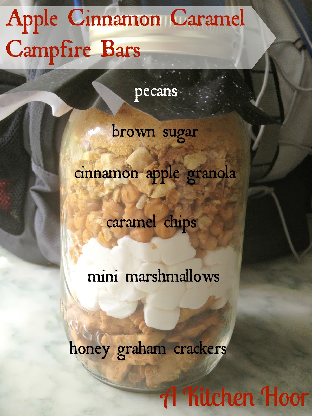Honey Granola Crackers  Teddy Grahams  Mini Marshmallows Caramel