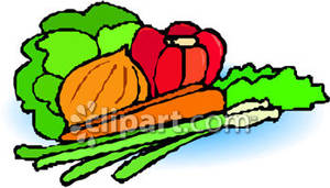 Mixed Vegetables   Royalty Free Clipart Picture