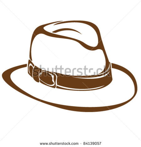 Panama Hat Stock Vector 84139057   Shutterstock