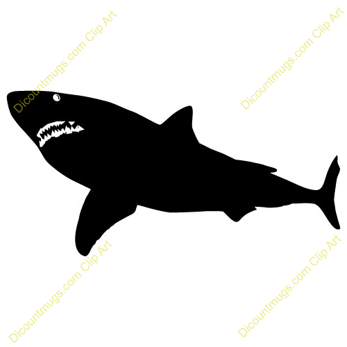 Shark Clip Art Black And White   Clipart Panda   Free Clipart Images