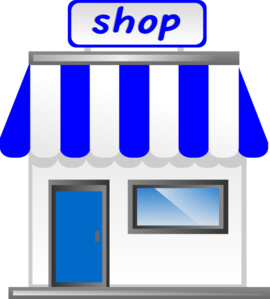 Shop With Awning Clip Art At Clker Com   Vector Clip Art Online    