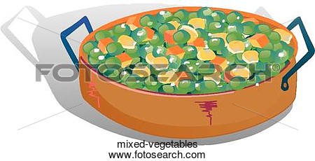 Stock Illustration Of Mixed Vegetables Mixed Vegetables   Search Clip