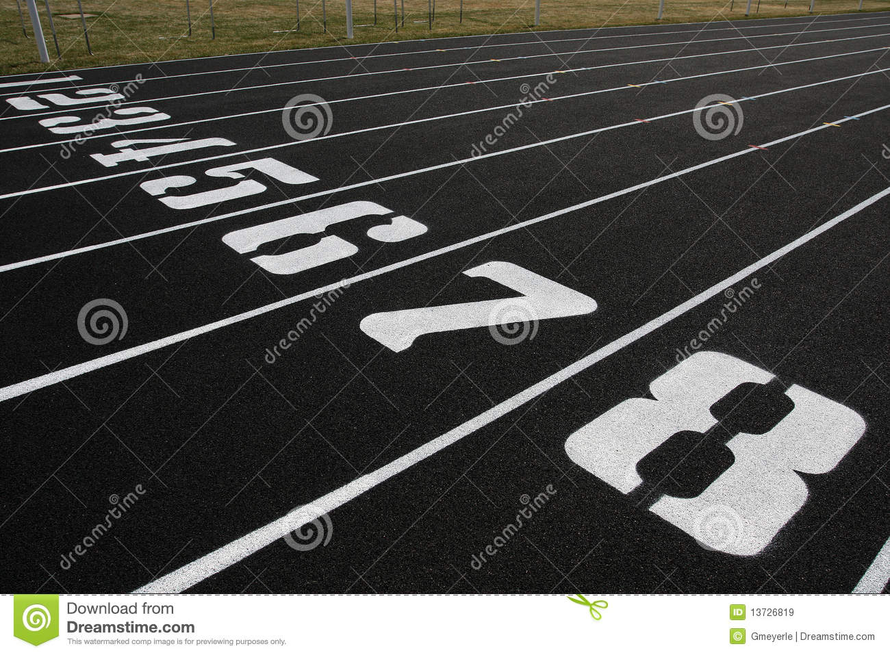 Track And Field Lanes Clip Art Track Lanes 1 8