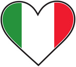 41380 Clip Art Graphic Of An Italian Heart Flag By Maria Bell Jpeg