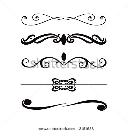 Abstract Vector Design Elements Borders Frames Shutterstock Image    