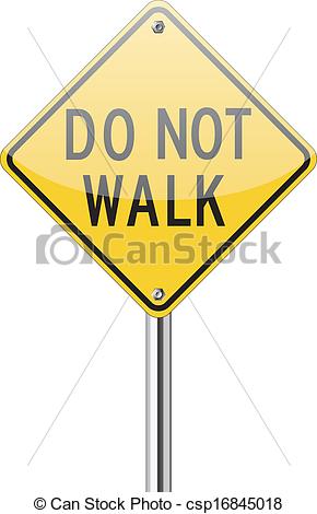 Do Not Walk Sign Clip Art