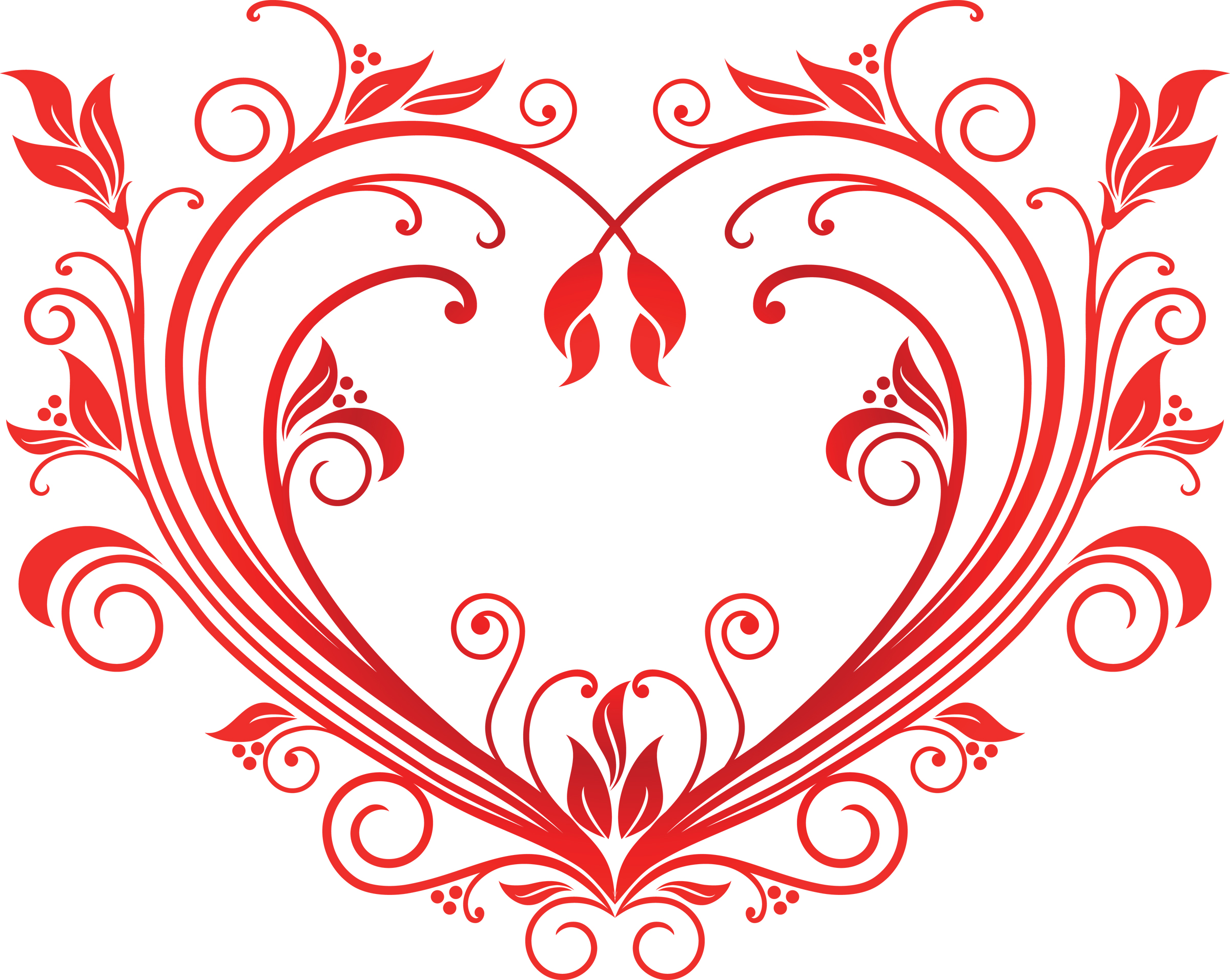 Fancy Red Heart Clipart   Clipart Panda   Free Clipart Images