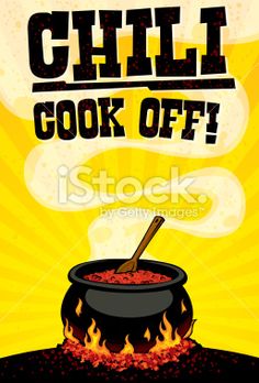 Free Clip Art Chili   Chili Cook Off Flyer Royalty Free Stock Vector    
