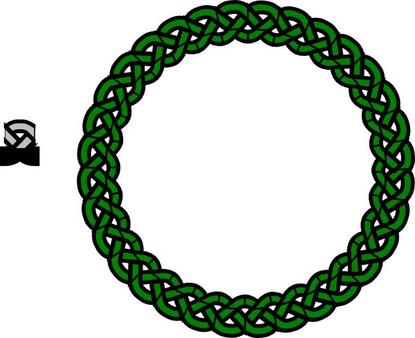 Green Celtic Knot Clip Art At Clker Com   Vector Clip Art Online    