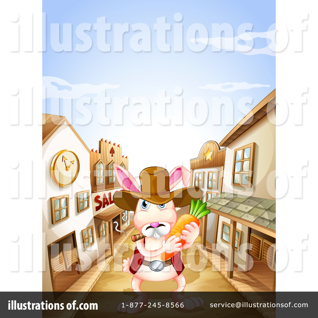 Royalty Free  Rf  Wild West Clipart Illustration By Colematt   Stock