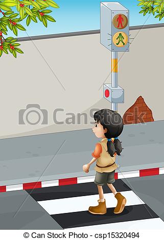 Shoes Crossing The Street   Illustration    Csp15320494   Search Clip