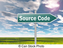 Signpost Source Code   Signpost With Source Code Wording