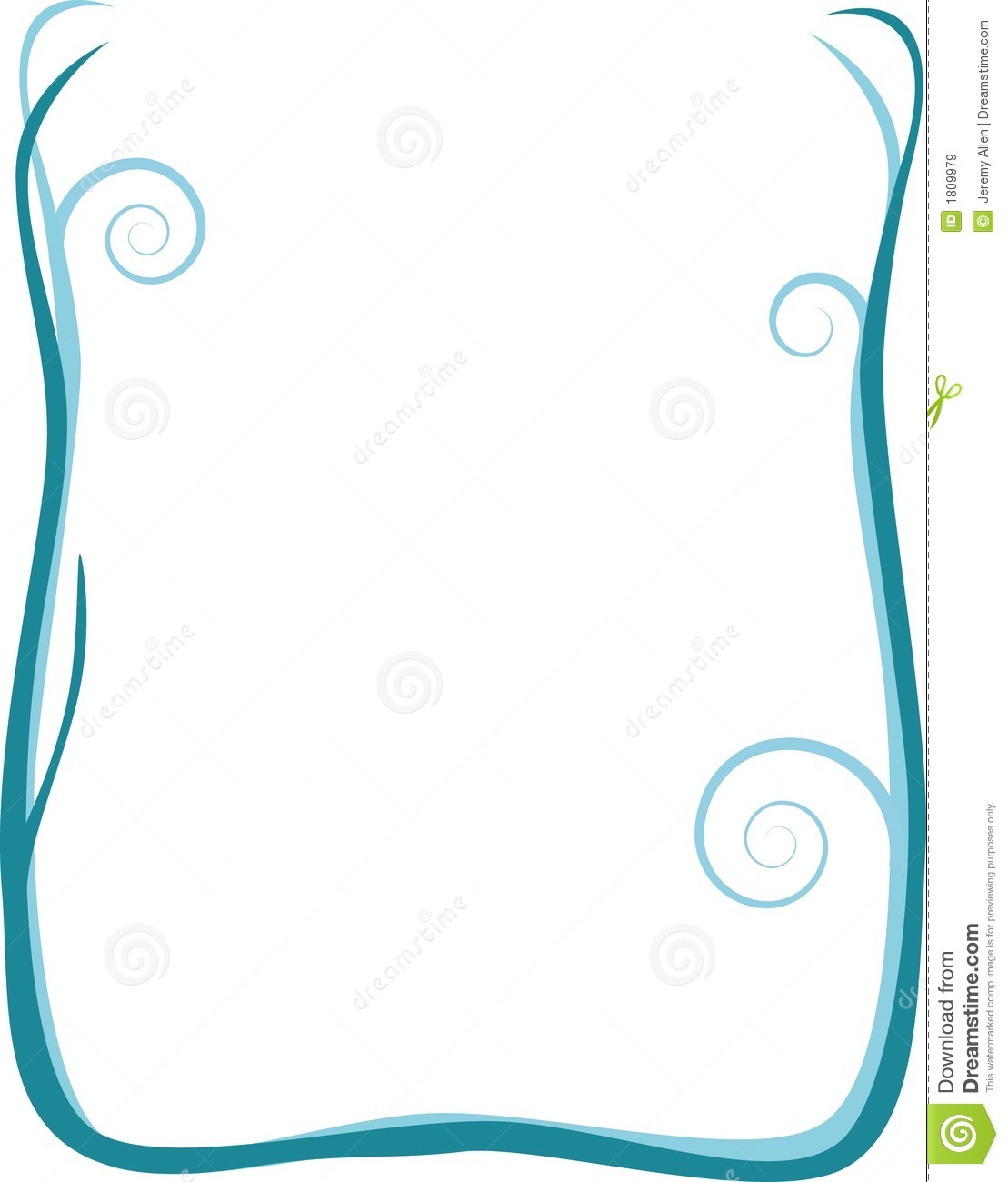 Spiral Border Royalty Free Stock Images   Image  1809979