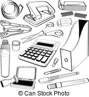 Stationery Illustrations And Clipart  42766 Stationery Royalty Free
