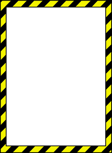 Vector Image Of Caution Style Border   Public Domain Vectors