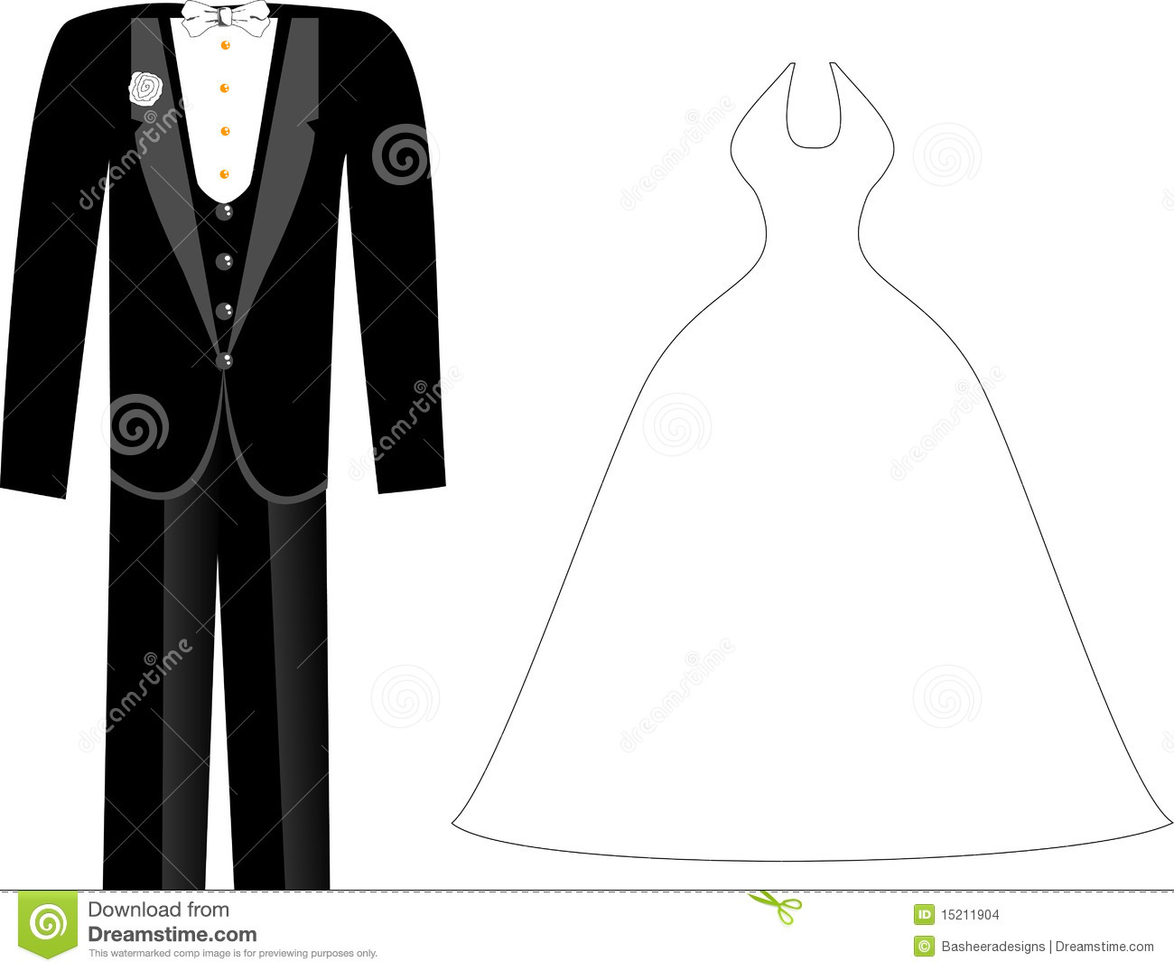Wedding Tuxedo Clipart Wedding Clothes
