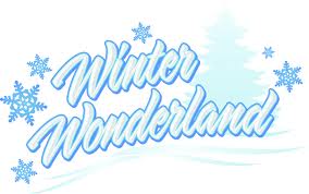 Winter Wonderland Text Clip Art