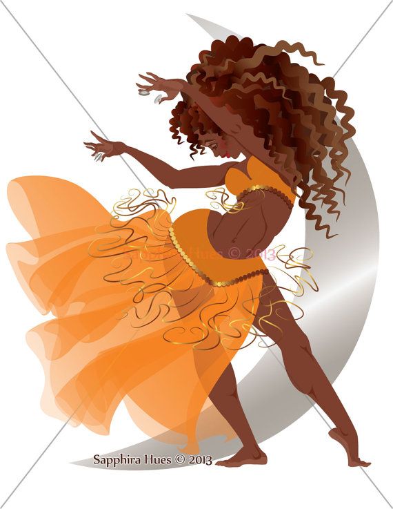     Zill Dancer Orange Belly Dance Clip Art Stock By Sapphirahues  30 00