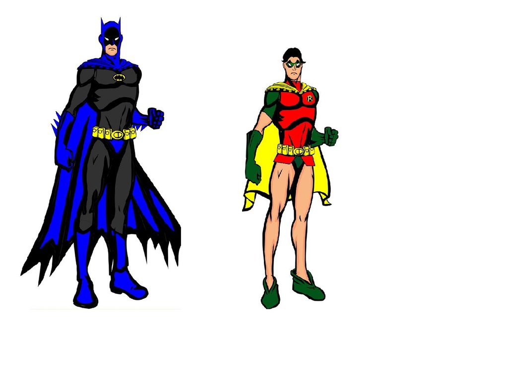 Clip Art Http   Dhbraley Deviantart Com Art Batman And Robin Via Hero