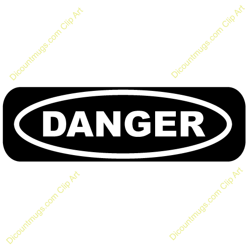 Clipart 12097 Danger Symbol   Danger Symbol Mugs T Shirts Picture