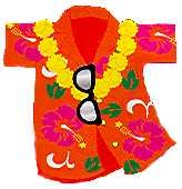 Hawaiian Shirt Clip Art Orange Hawaiian Shirt Flag