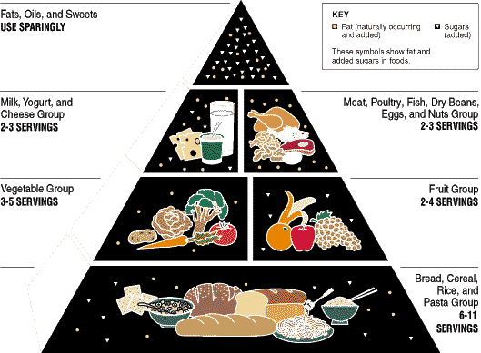 In The Pyramid Foods That