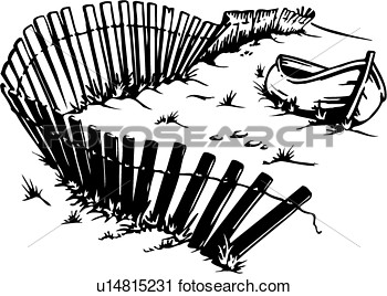     Lineart Boat Beach Nautical Marine View Large Clip Art Graphic