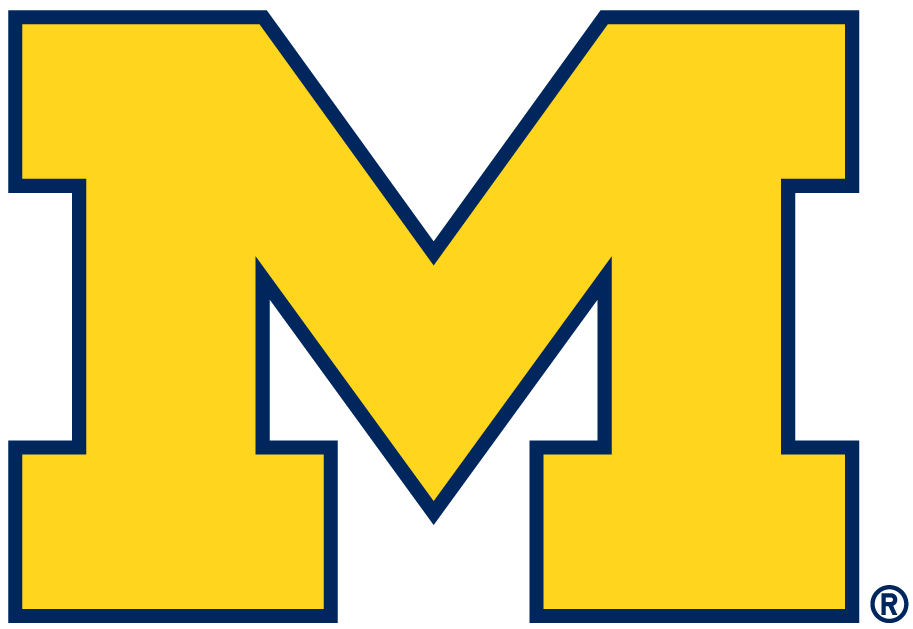 Michigan Wolverines Block M Logo
