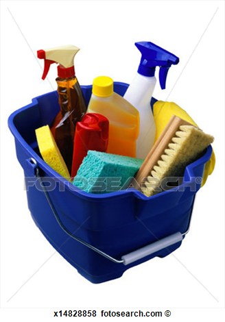 Picture   Cleaning Products In A Bucket  Fotosearch   Search Stock    