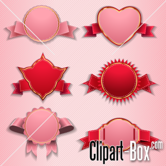 Related Pink Label Set Cliparts  