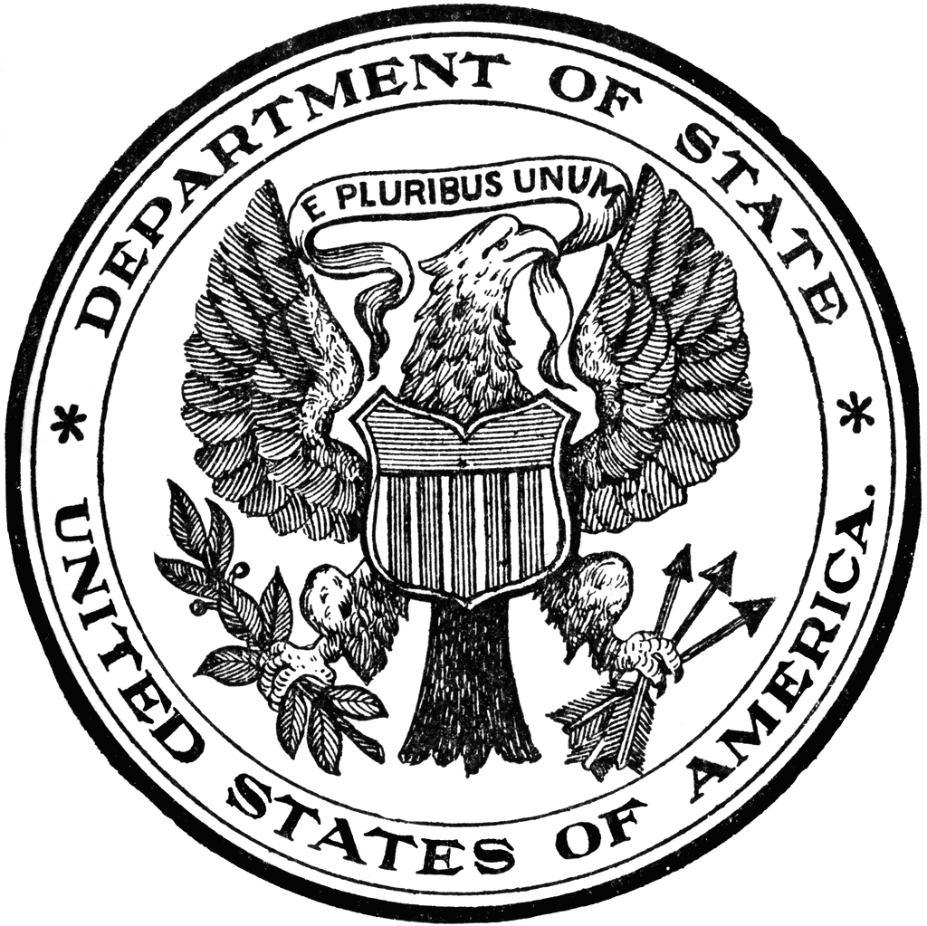 Seal Of The State Department   Clipart Etc