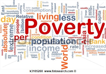 Stock Illustration   Poverty Word Cloud  Fotosearch   Search Clipart