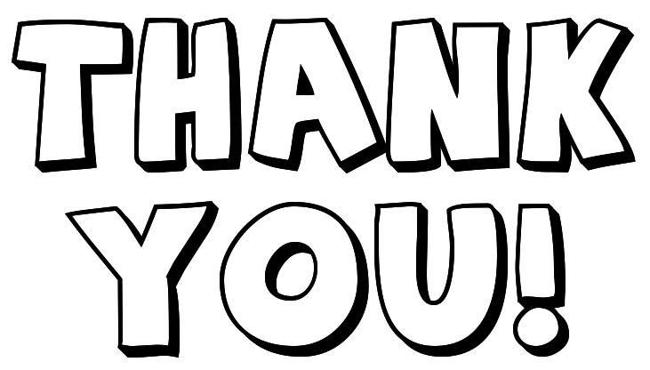 Thank You Clipart Black And White Thank You Clip Art 16 Png