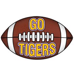 Tiger Football Clip Art   Grosgrain College Football Ribbon Tigers