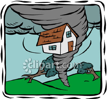 0060 0902 1915 2105 House Being Lifted By A Tornado Clipart Image Jpg
