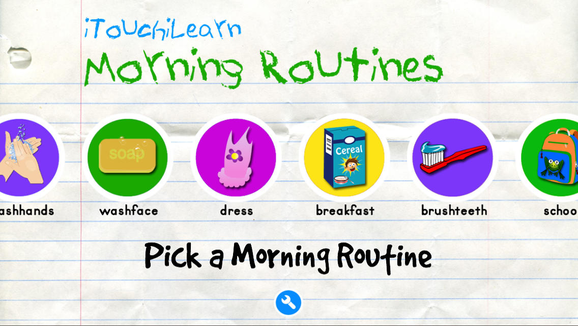 App Shopper  Itouchilearn Life Skills  Morning Routines For Preschool