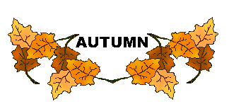Autumn Clip Art   Autumn Titles