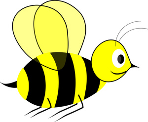 Bee Clipart Image  Clip Art Illustration Of A Cartoon Bee