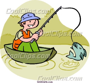 Boy Catching A Fish Boy Catching A Fish