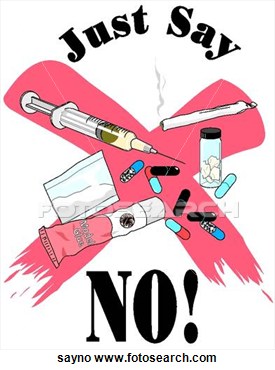 Drawings Of Just Say No  Sayno   Search Clip Art Illustrations Wall