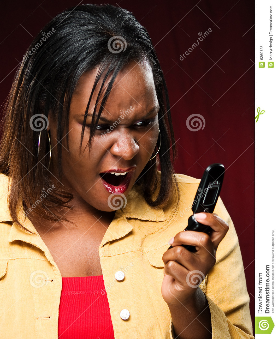 Girl Appalled While Using Cellphone Royalty Free Stock Photo   Image