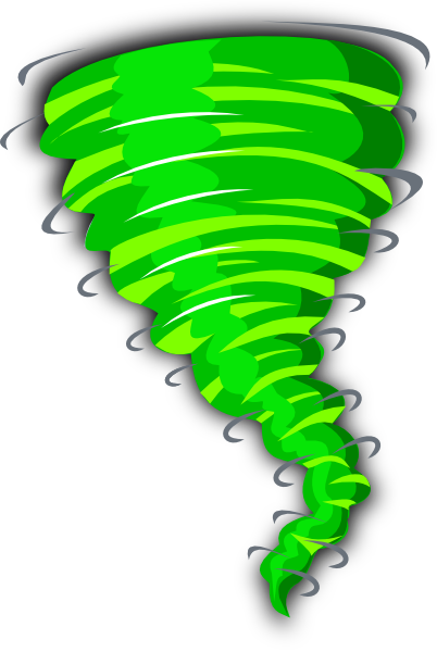 Green Tornado Clip Art At Clker Com   Vector Clip Art Online Royalty