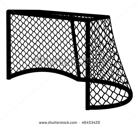 Hockey Goal Silhouette Vector Illustration    46453420   Shutterstock