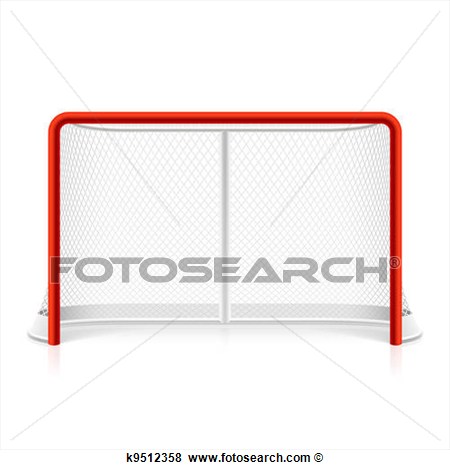   Ice Hockey Net  Fotosearch   Search Eps Clip Art Drawings    