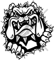 Lady Bulldog Basketball Clipart Bulldogs Mascots Vector Art