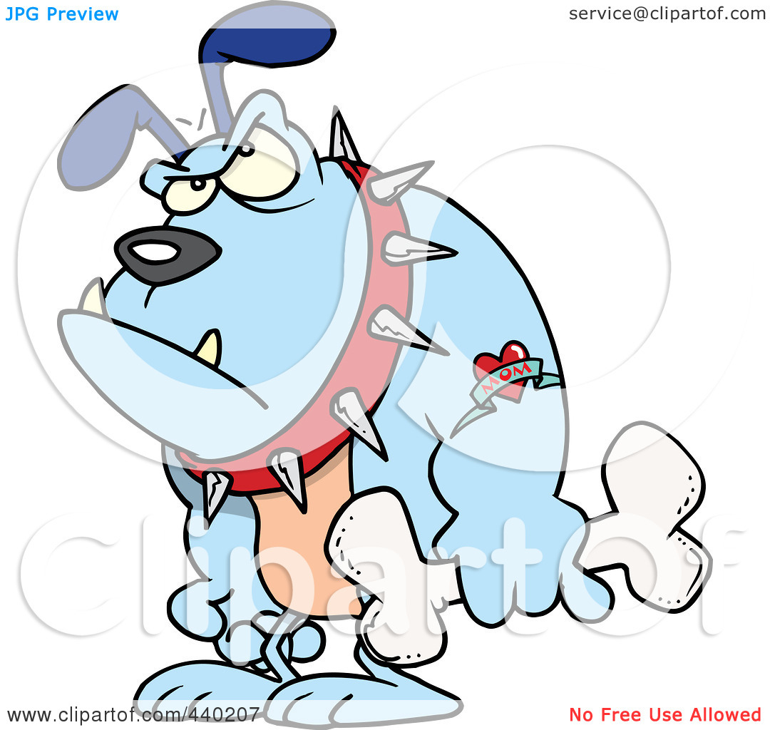Lady Bulldog Mascot Clipart Royalty Free Rf Clip Art Illustration Of A